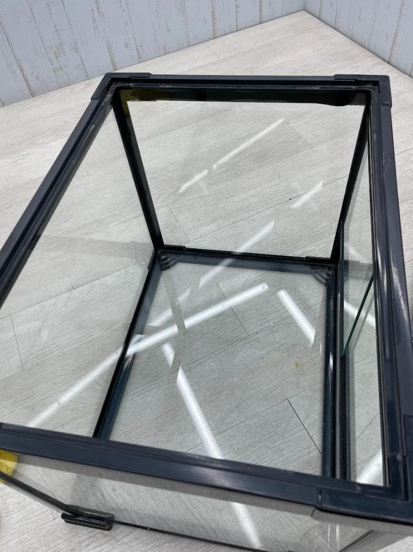 爬虫類ケージ ガラス製 メッシュ蓋 58.5×44×45㎝ 飼育ケース
