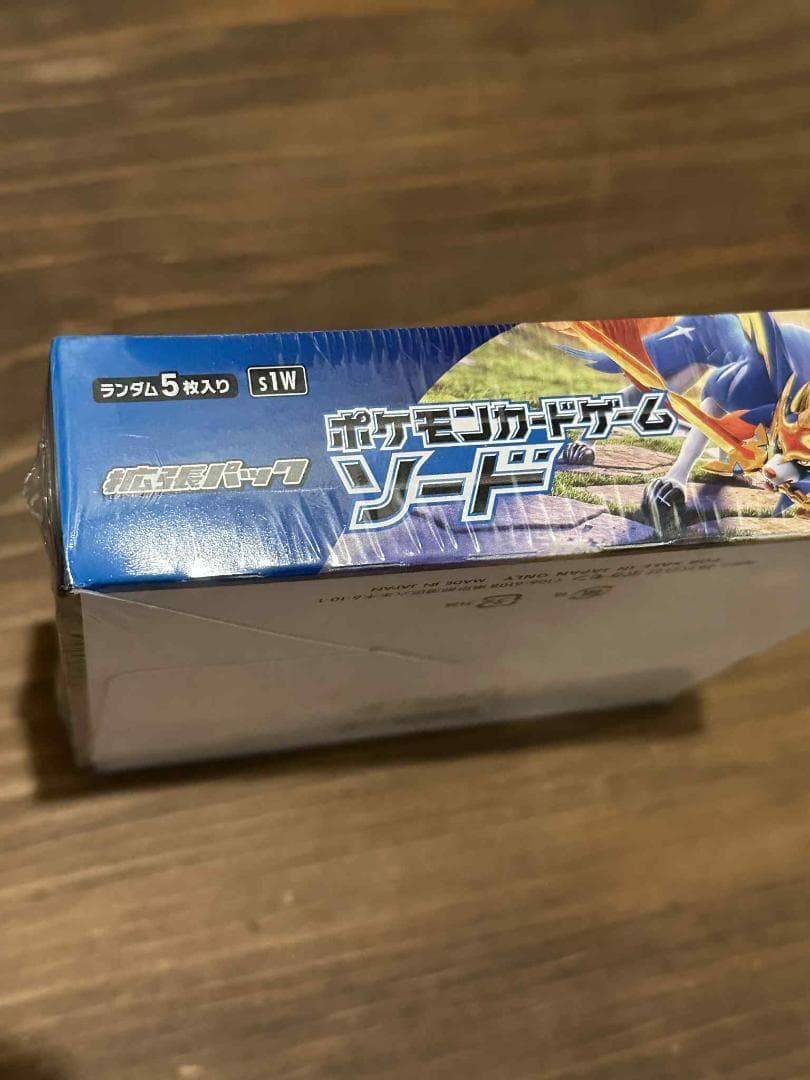 ポケモン ソード シュリンク付き未開封 s1W BOX