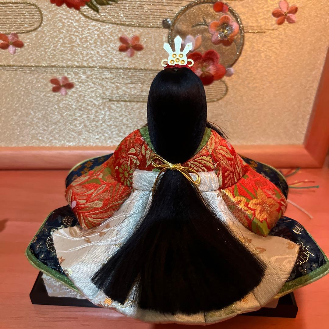 雛人形　木目込み　親王飾り