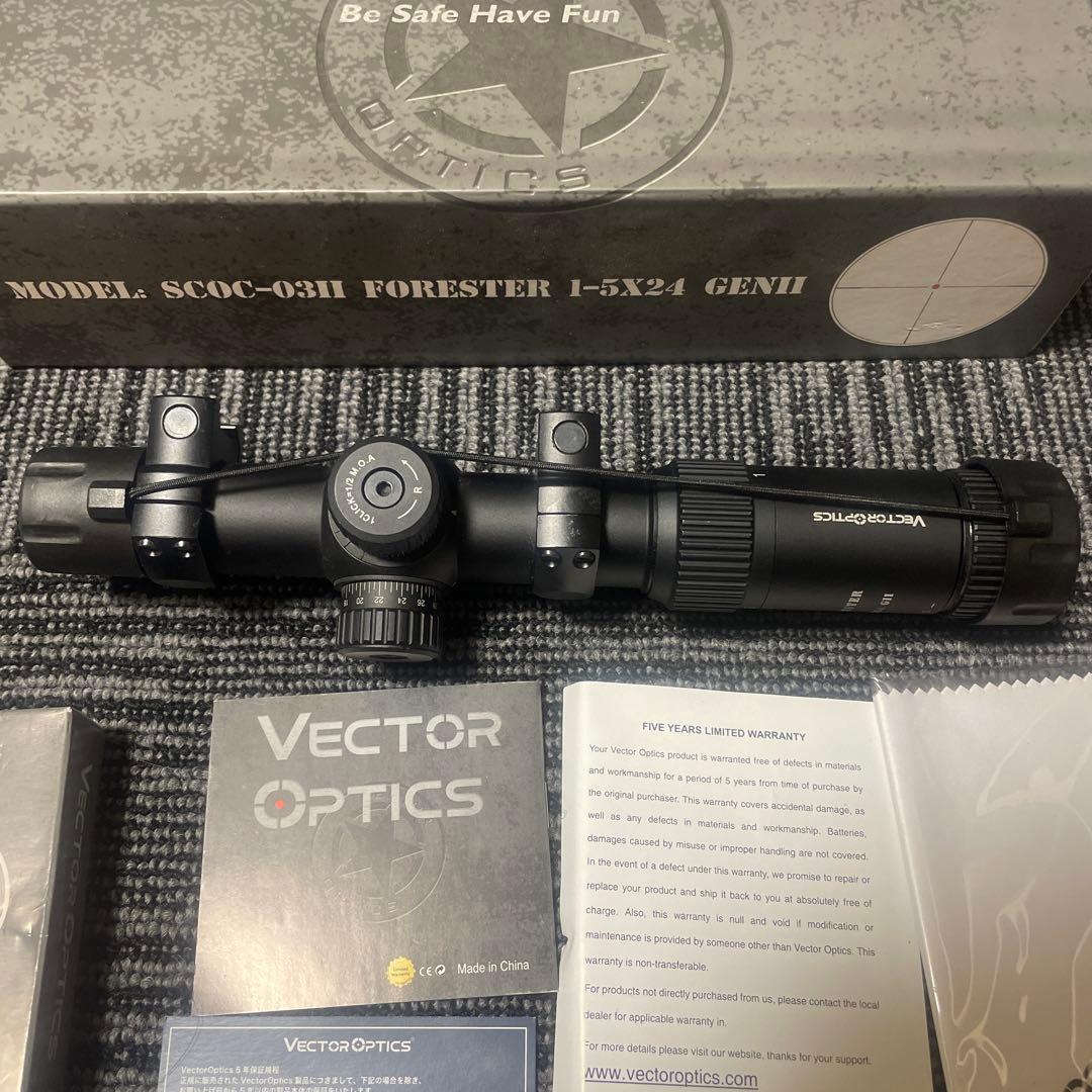 トイガン Vector Optics SC03-03II FoRESTER 1-5x24