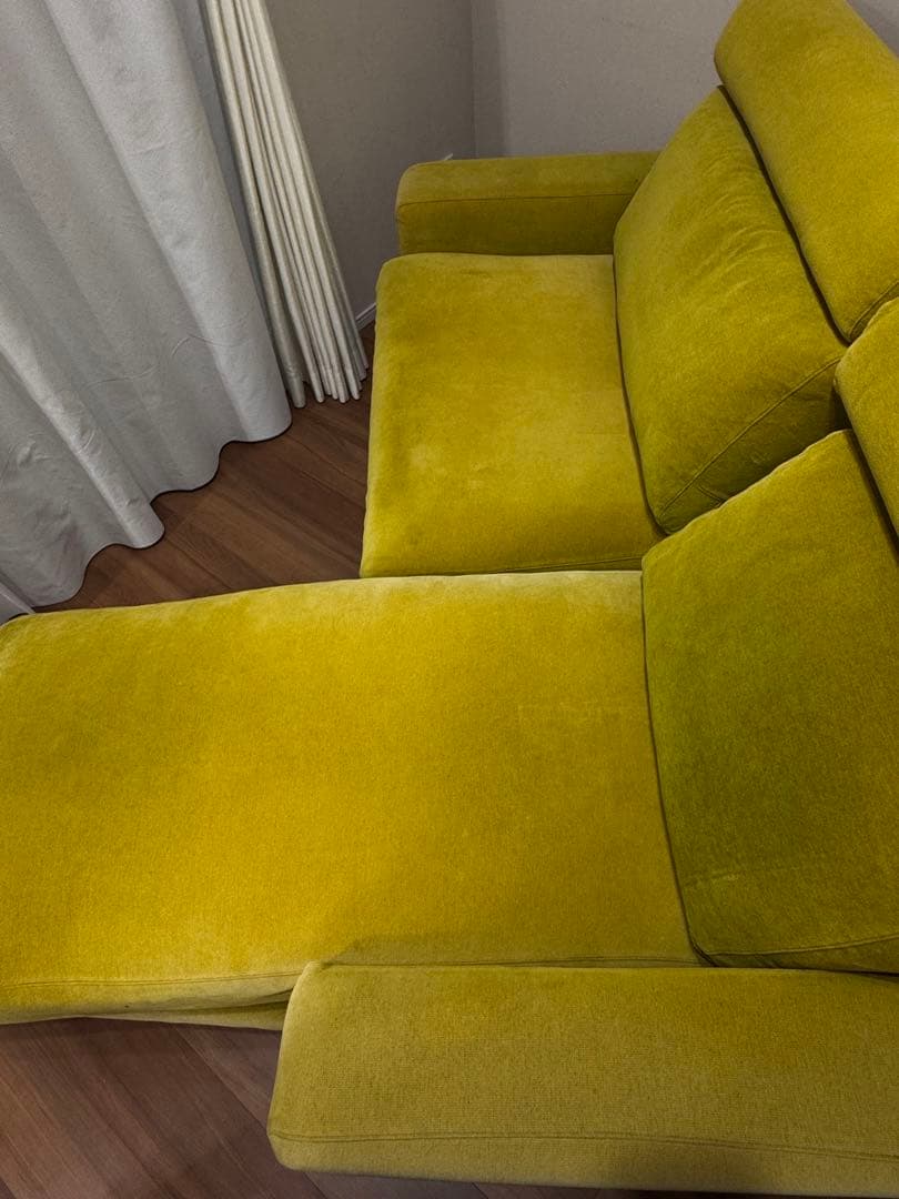 【4/8終了】MUJI 無印良品　カウチソファ　2.5人掛け　オットマン付き