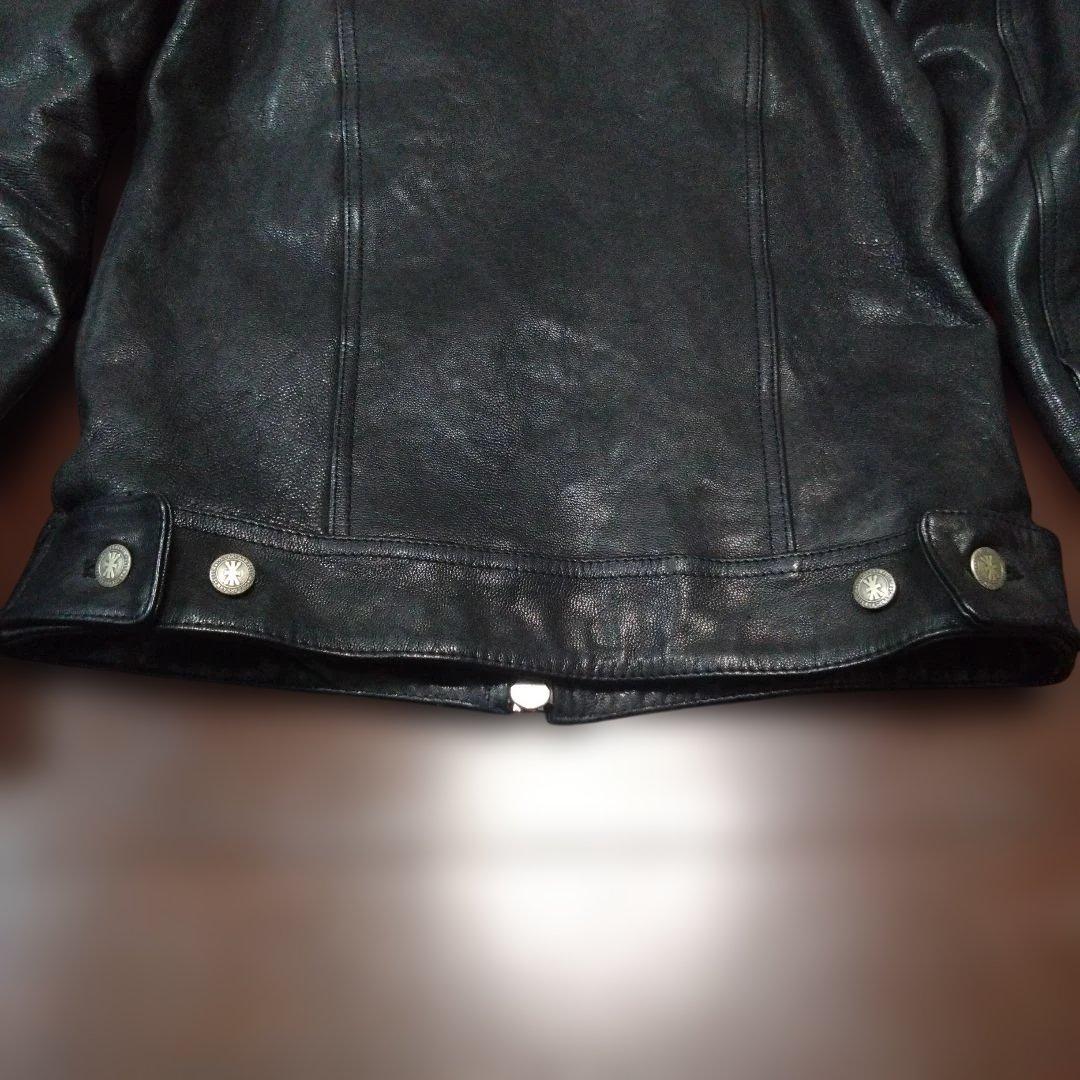 COLLARS レザージャケット　ダブルジップ　 スカル　クローズ武装戦線　美品