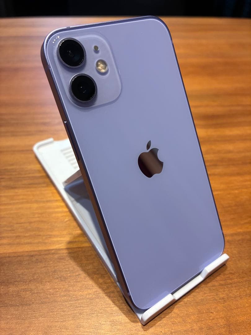 iPhone12mini 256GBパープル美品 バッテリー99% 箱ケーブル付