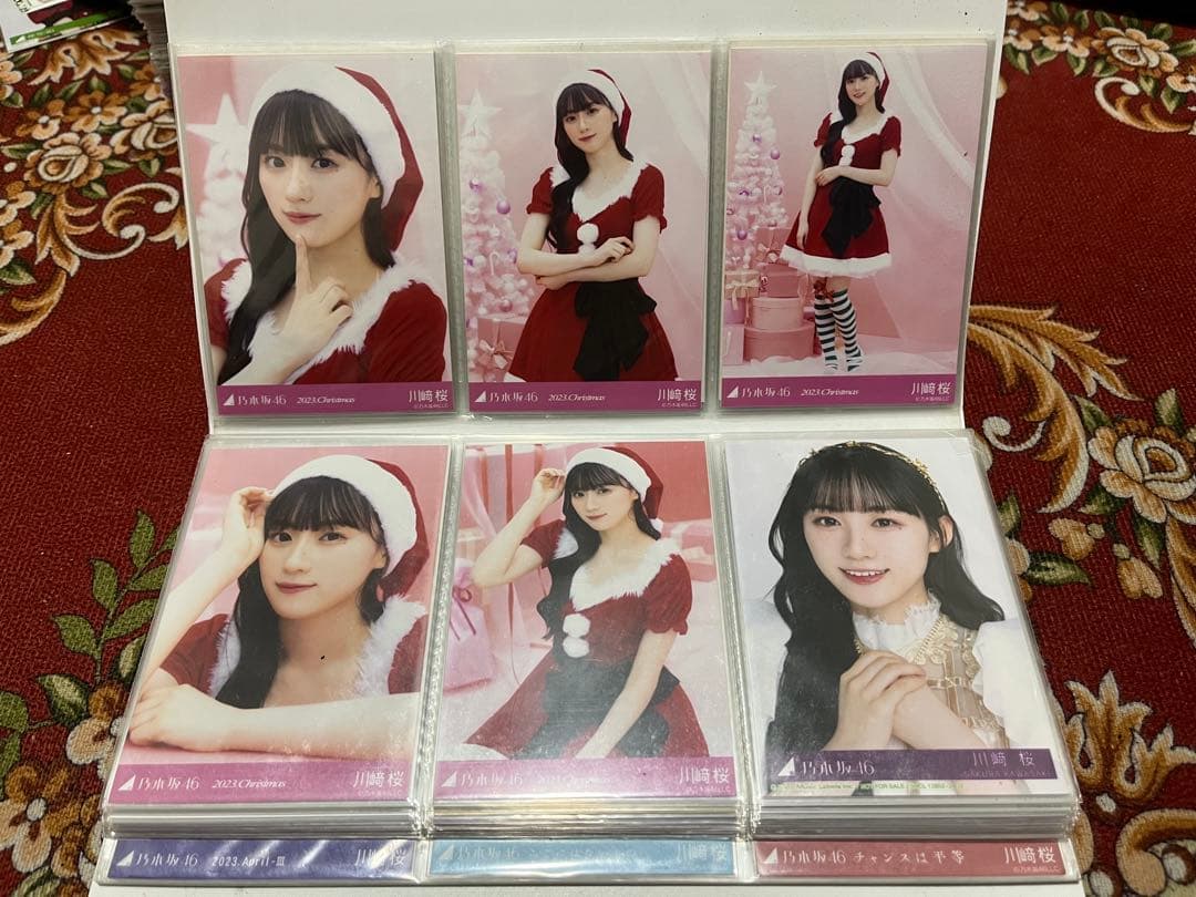 乃木坂46 生写真　川﨑桜　まとめ売り　引退品　コンプ15セット等　計69枚