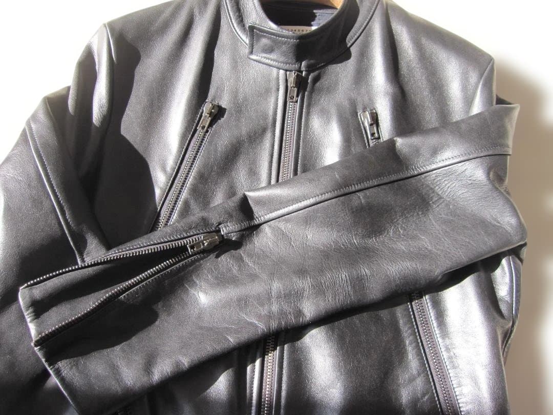 box.E 　Maison Margiela 5zip ハの字ライダース