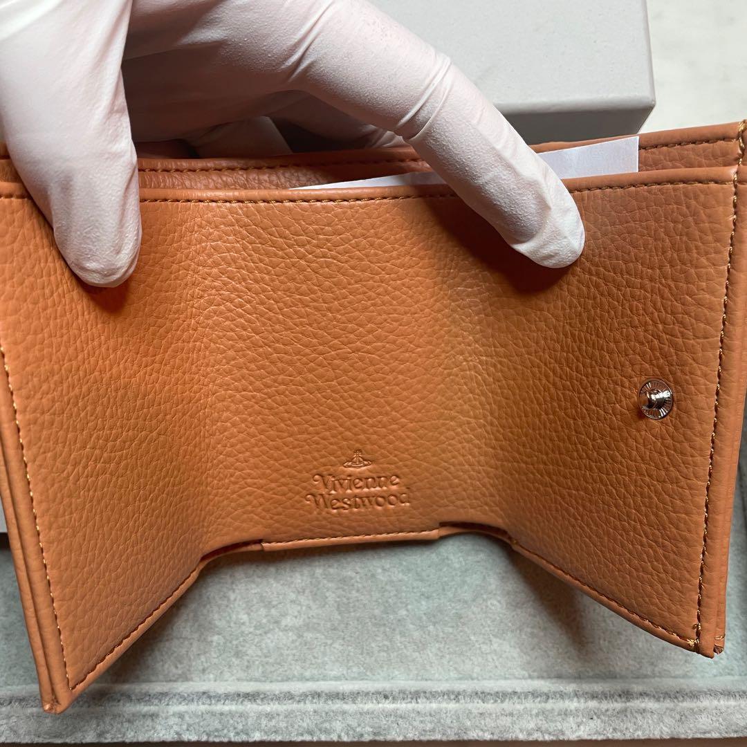 Vivienne Westwood 三つ折り財布 ピーチ