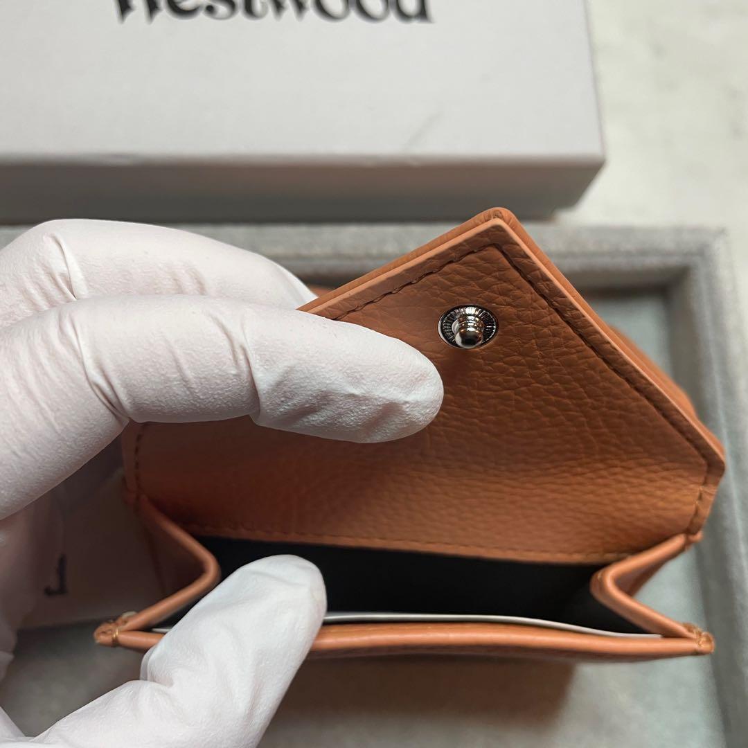 Vivienne Westwood 三つ折り財布 ピーチ