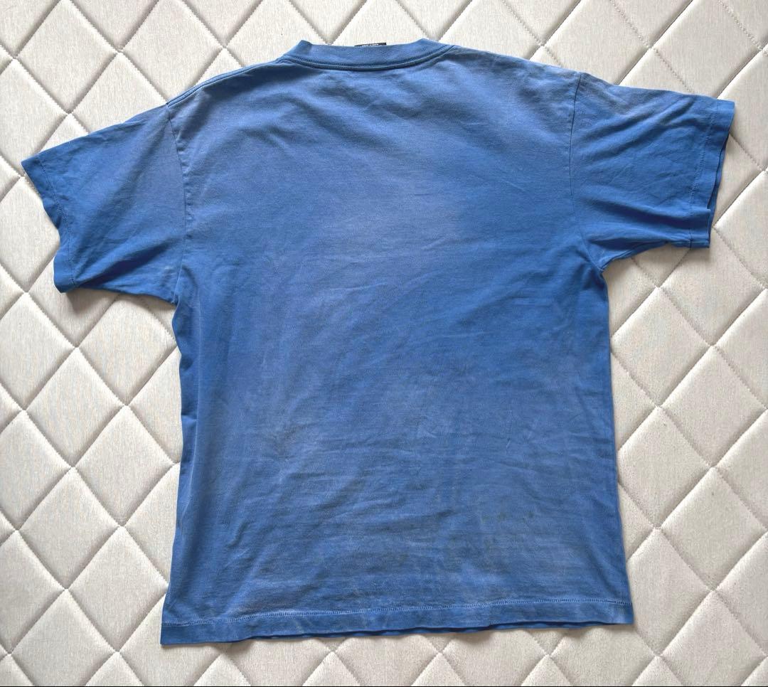 セントマイケル　SAINTMICHAEL ブルーTシャツ Lサイズ