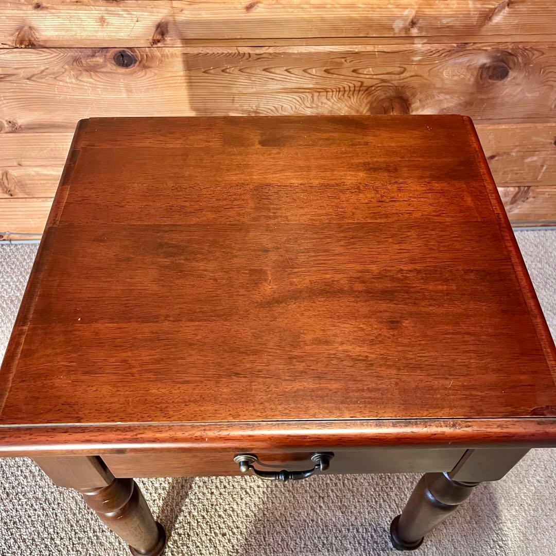 ⭕️【木製サイドテーブル03/04】スツール 置台 ナイトテーブル ヴィンテージ✨