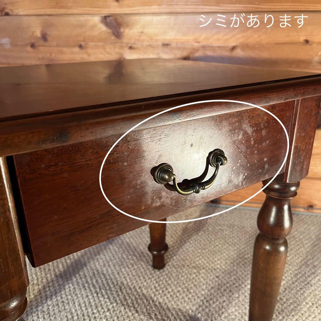 ⭕️【木製サイドテーブル03/04】スツール 置台 ナイトテーブル ヴィンテージ✨