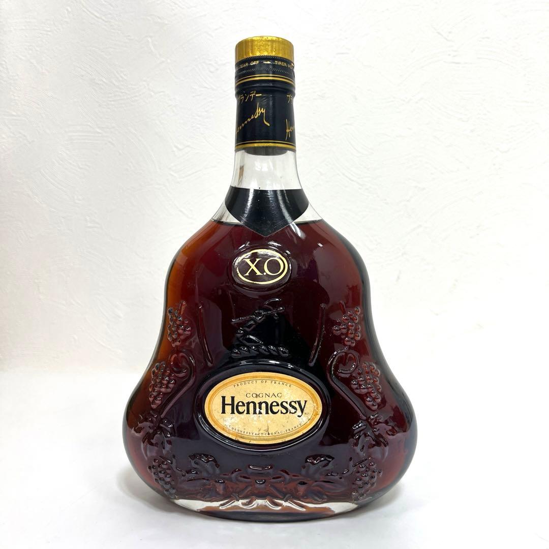 【未開栓】ヘネシー X.O コニャック ブランデー 金キャップ　クリアボトル