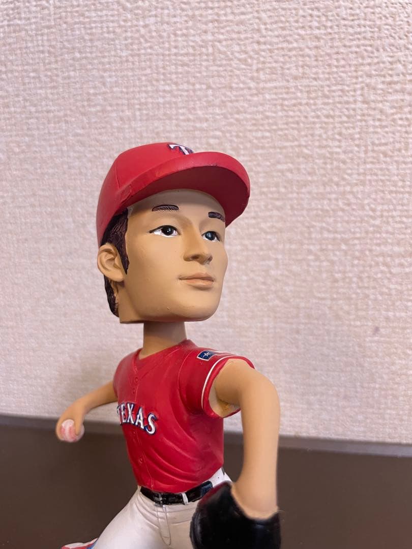 ダルビッシュ　レンジャース　2014 奪三振王達成記念球場配布ボブルヘッド