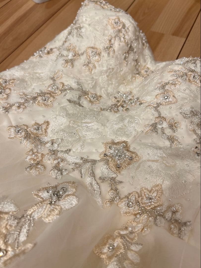 まーくん☆ COCOMELODY ホワイト Aライン ウェディングドレス