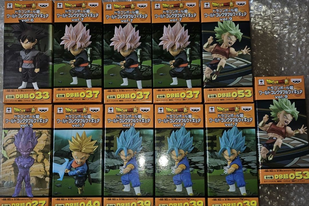 ぺ*)様 ドラゴンボール超 ワーコレ Vol.5&6&7&9 まとめ売り