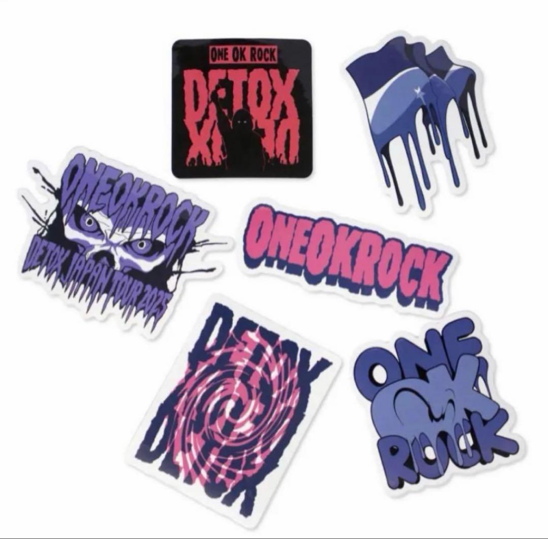 one ok rock 2025 detox ステッカー　ラバーバンド　Tシャツ