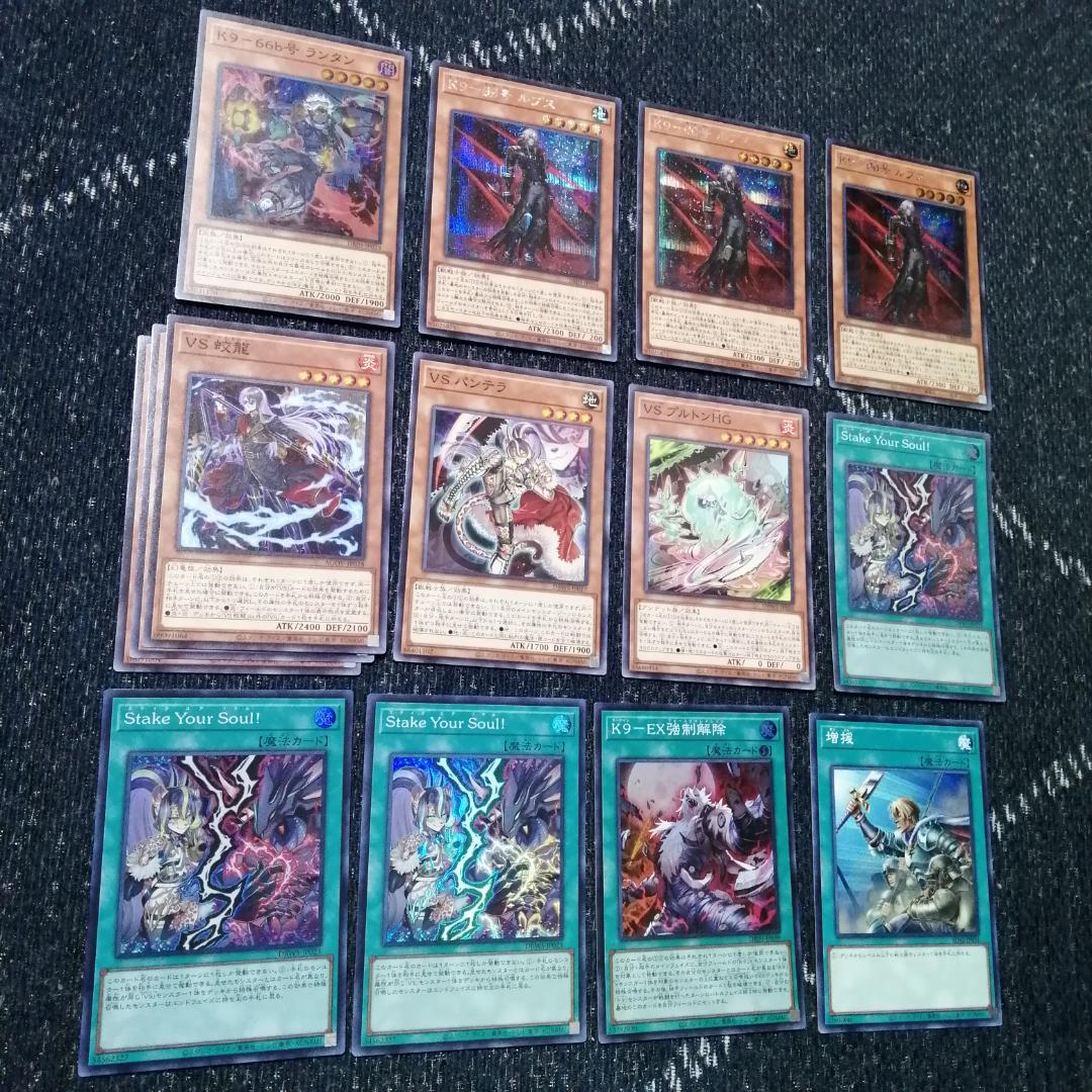遊戯王　ヴァンキッシュソウル　VS　K9　デッキ　シークレット多数[03669]