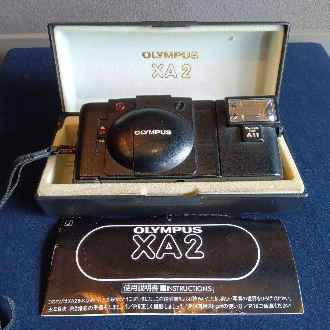 OLYMPUS XA2 コンパクトフィルムカメラ　A11　フラッシュ　ジャンク