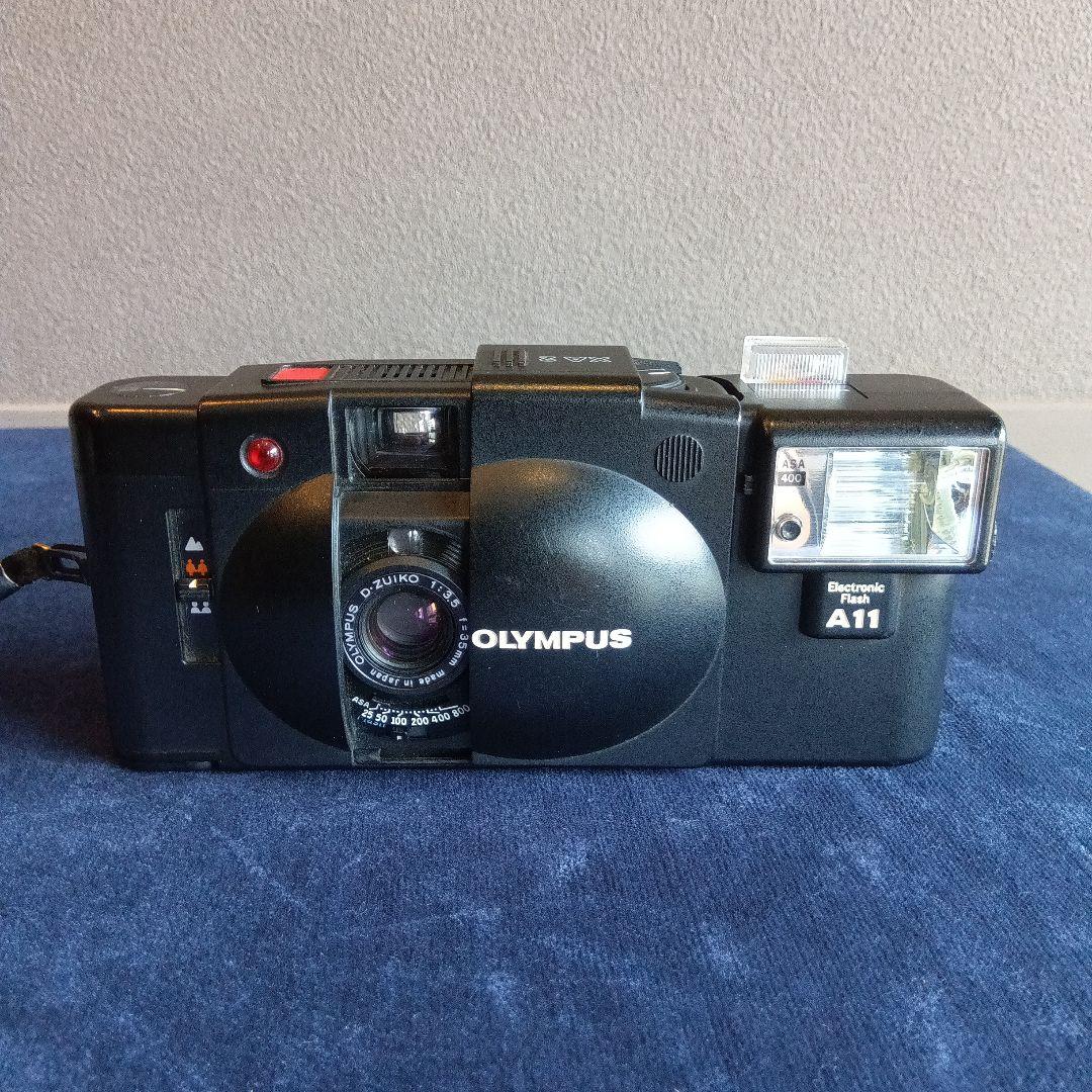 OLYMPUS XA2 コンパクトフィルムカメラ　A11　フラッシュ　ジャンク