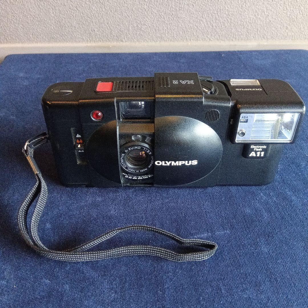 OLYMPUS XA2 コンパクトフィルムカメラ　A11　フラッシュ　ジャンク