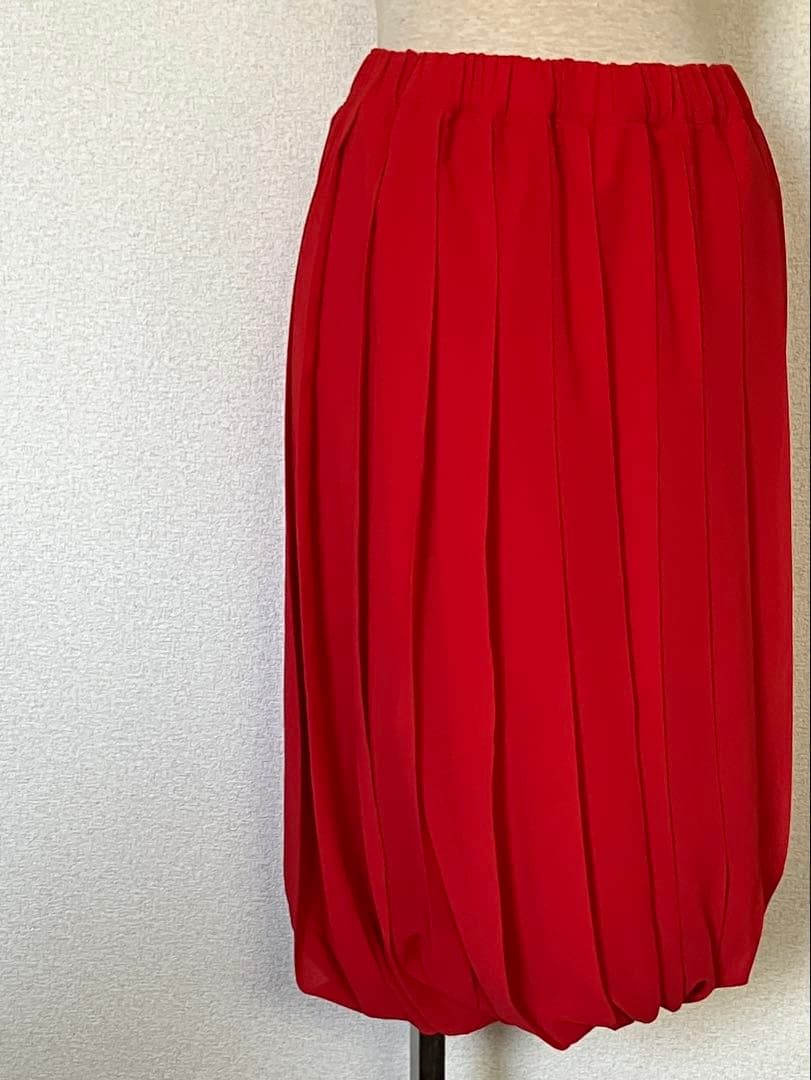 コムデギャルソン バルーンプリーツスカート ひざ丈 ゴムウエスト