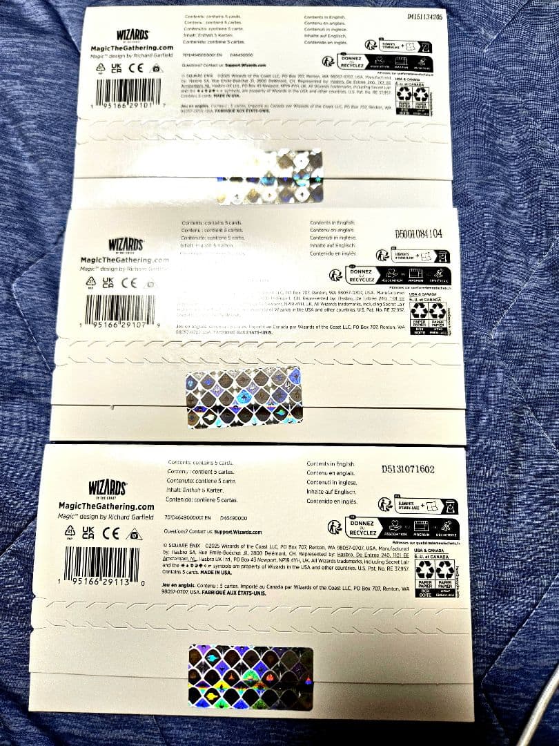 英語版 Secret Lair Final Fantasy 3種セット 未開封