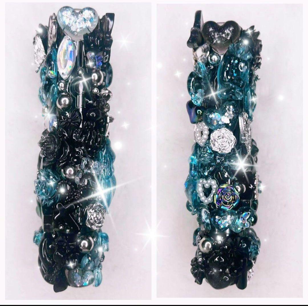 地雷量産型iQOSイルマワンデコケースパープルラメNo.251