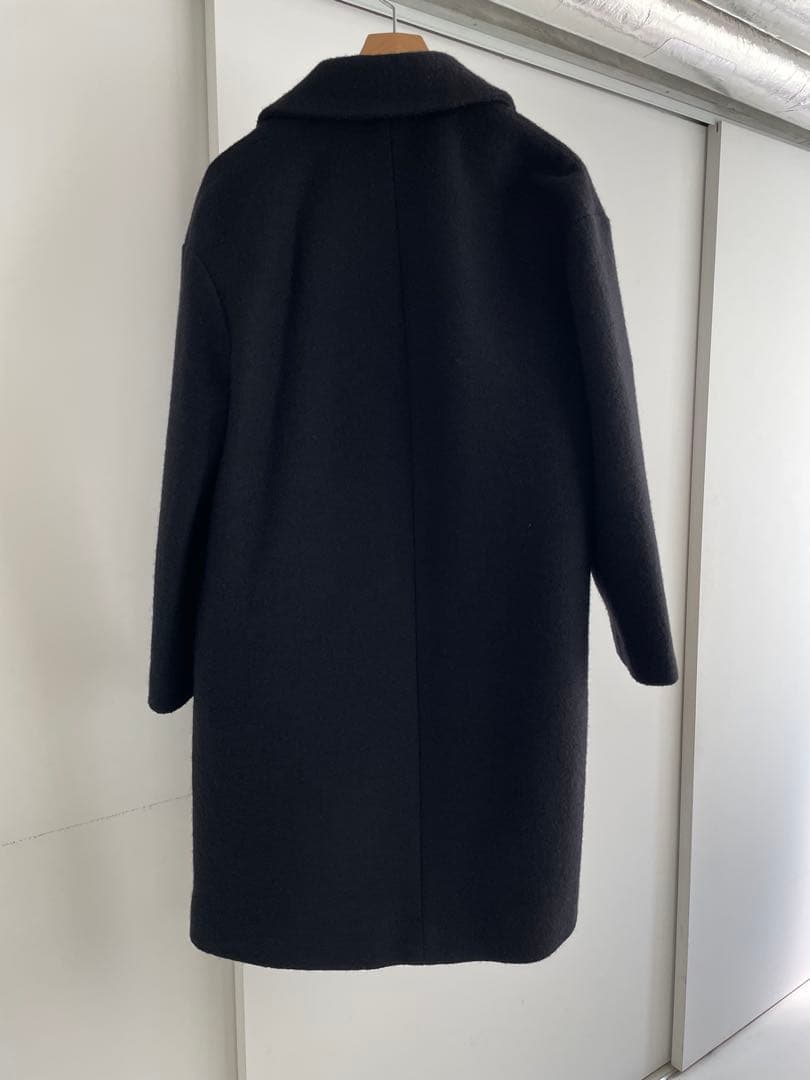 美品 A.P.C. 黒 チェスターコート 34 NINA