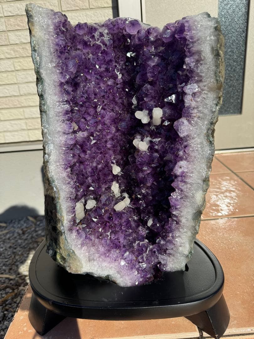 elephant 【カルサイト共生 アメジストドーム