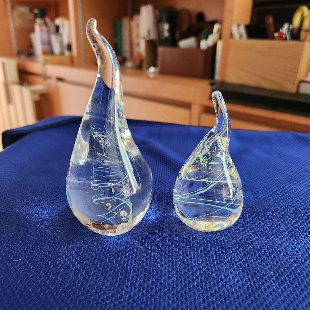 【値下げ！】グチミエコ ガラスのオブジェ【アンタカラナ】刻印入り