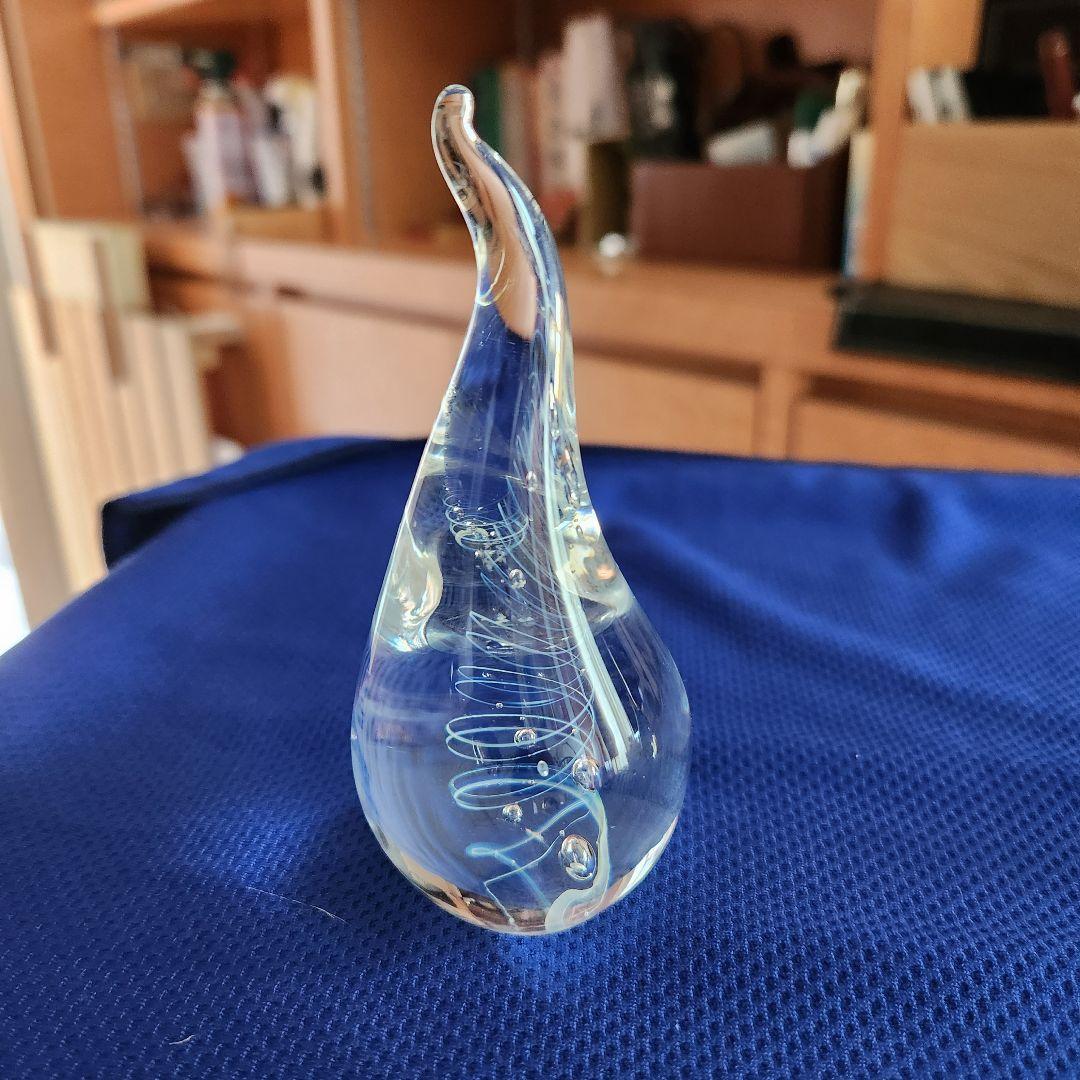 【値下げ！】グチミエコ ガラスのオブジェ【アンタカラナ】刻印入り