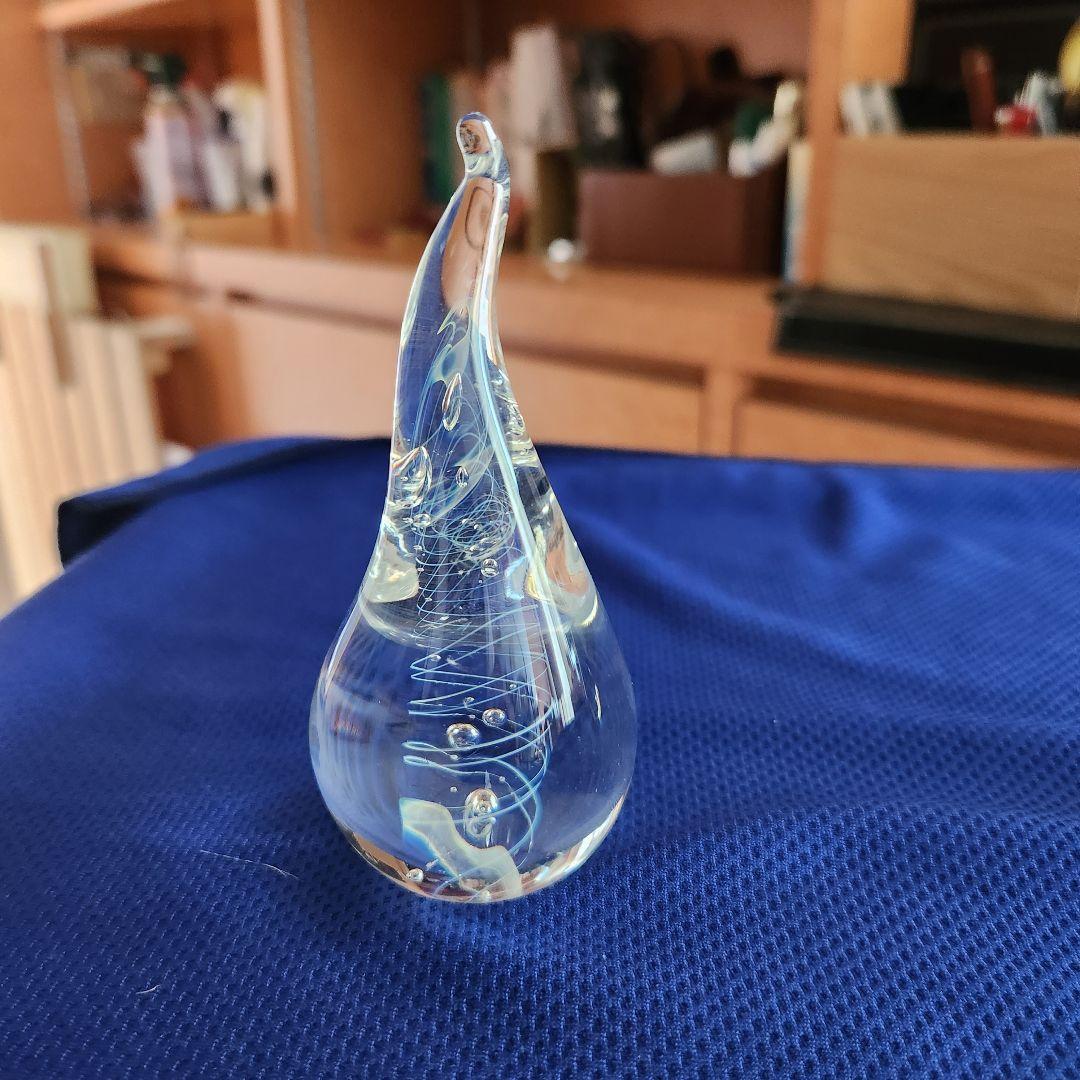 【値下げ！】グチミエコ ガラスのオブジェ【アンタカラナ】刻印入り