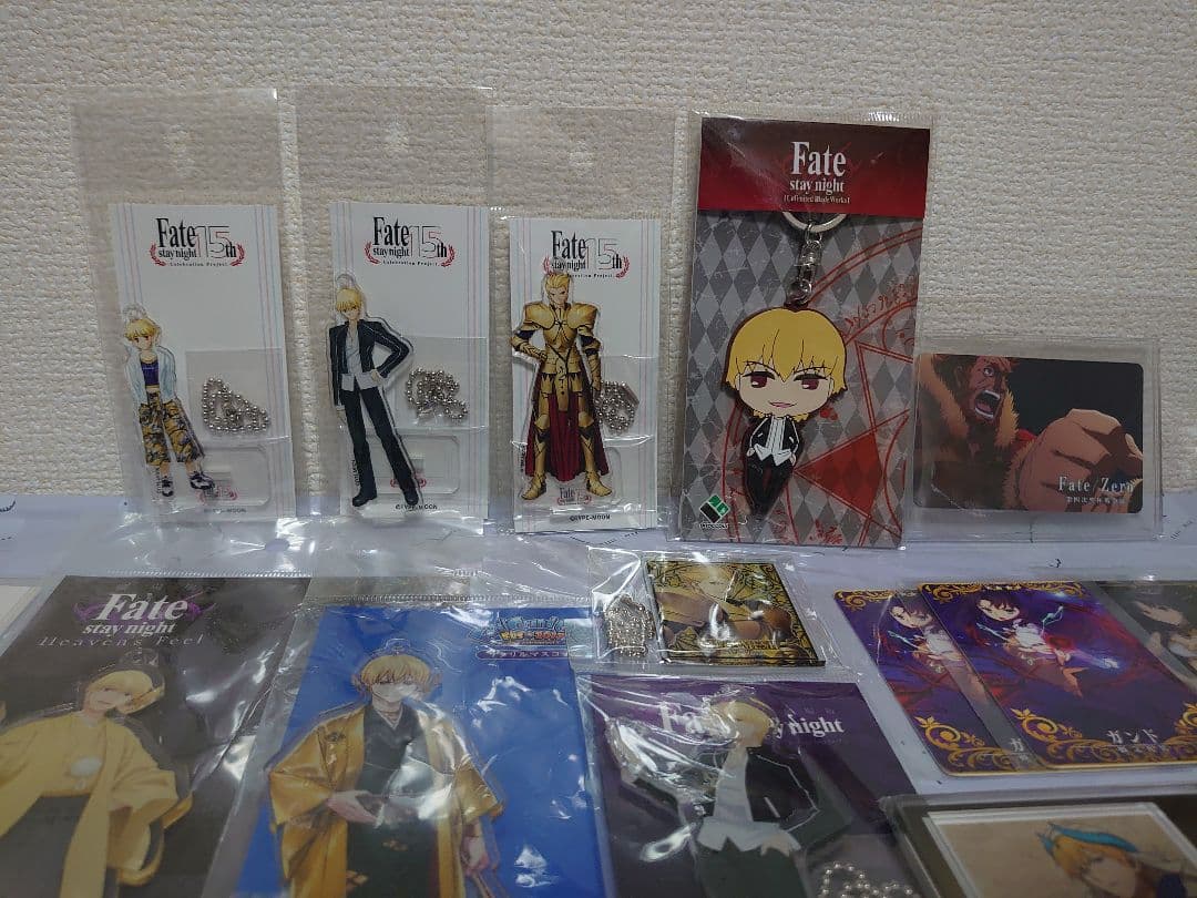 Fate　FGO グッズセット　アクスタ　ラバスト　缶バッジ　ギル