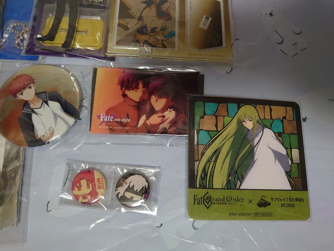 Fate　FGO グッズセット　アクスタ　ラバスト　缶バッジ　ギル
