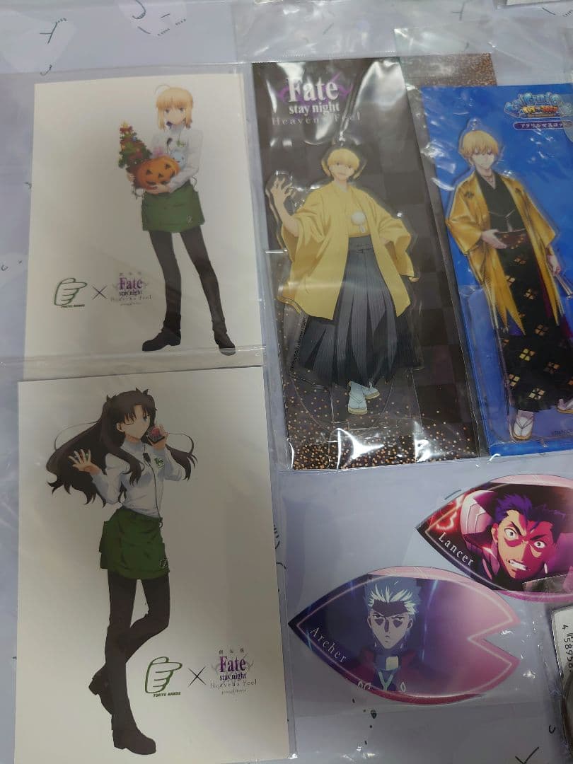 Fate　FGO グッズセット　アクスタ　ラバスト　缶バッジ　ギル