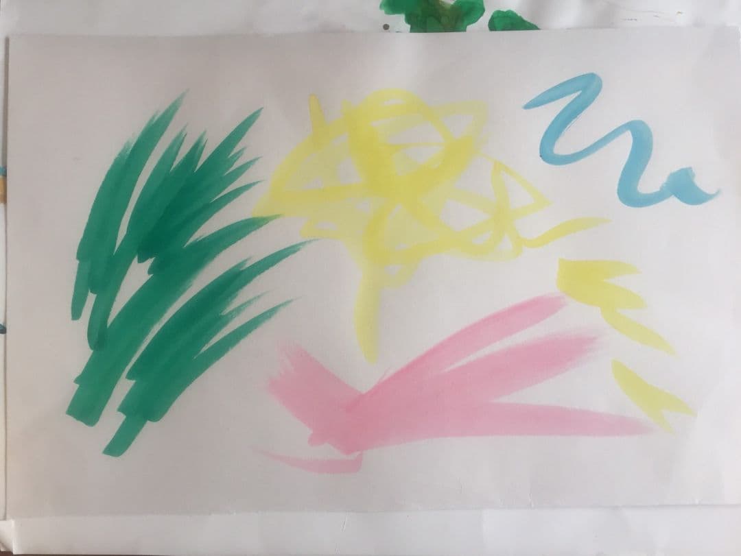 子どもの絵　植物