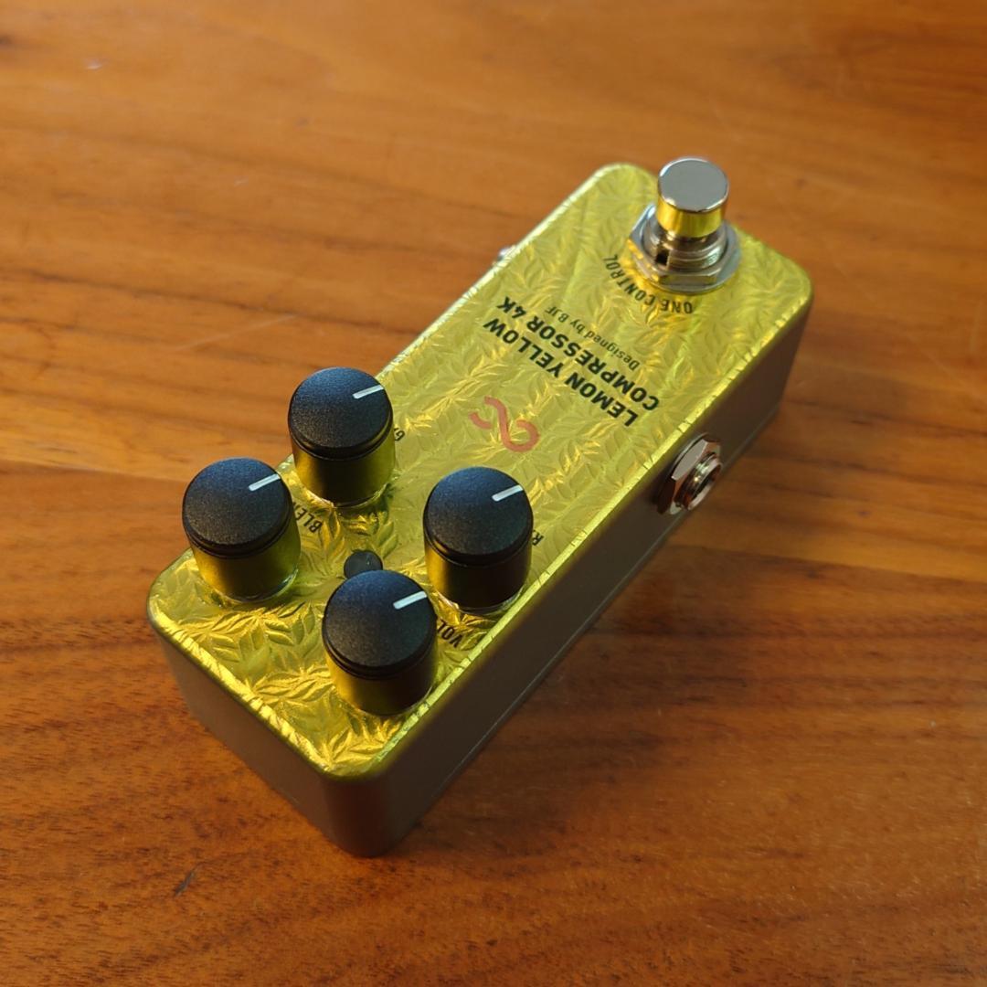 ギター One Control Lemon Yellow Compressor 4K