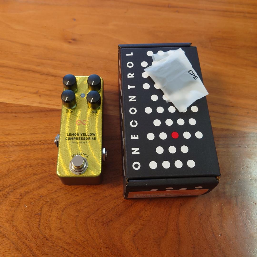 ギター One Control Lemon Yellow Compressor 4K