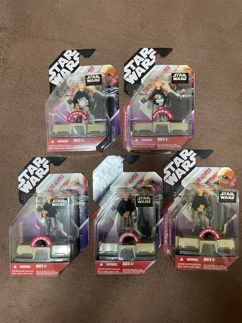 スターウォーズ　フィギュア　カンティーナ　バンド　メンバー