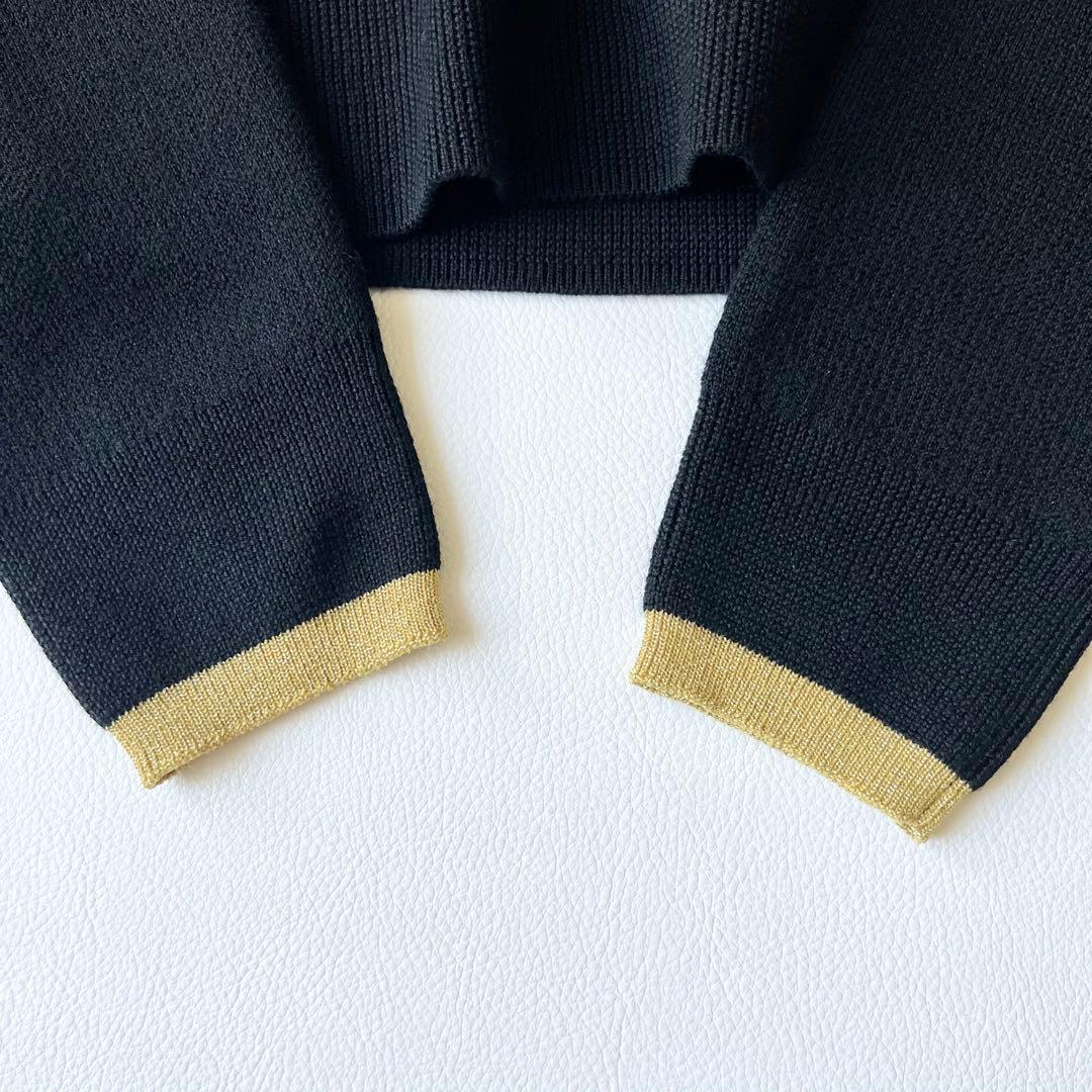 3202【美品】マークアンドロナ　タートルネックニット　ブランクスカル　23AW