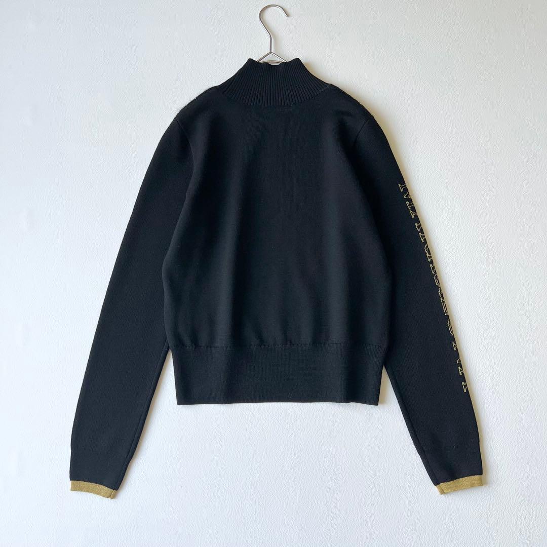 3202【美品】マークアンドロナ　タートルネックニット　ブランクスカル　23AW