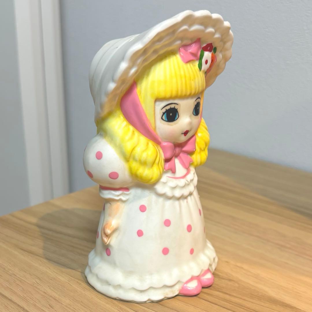 出品停止間近　1点物　激レア　内藤ルネ　貯金箱　少女