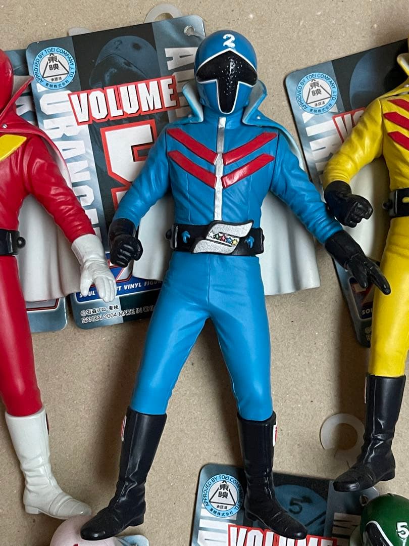 バンダイ　ソフビ魂ゴレンジャー5体セット