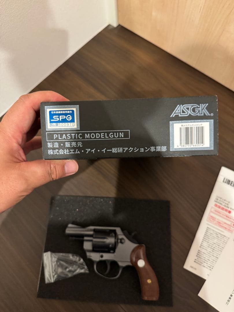 e43 アクション　モデルガン .38special 未発火　HW SPG