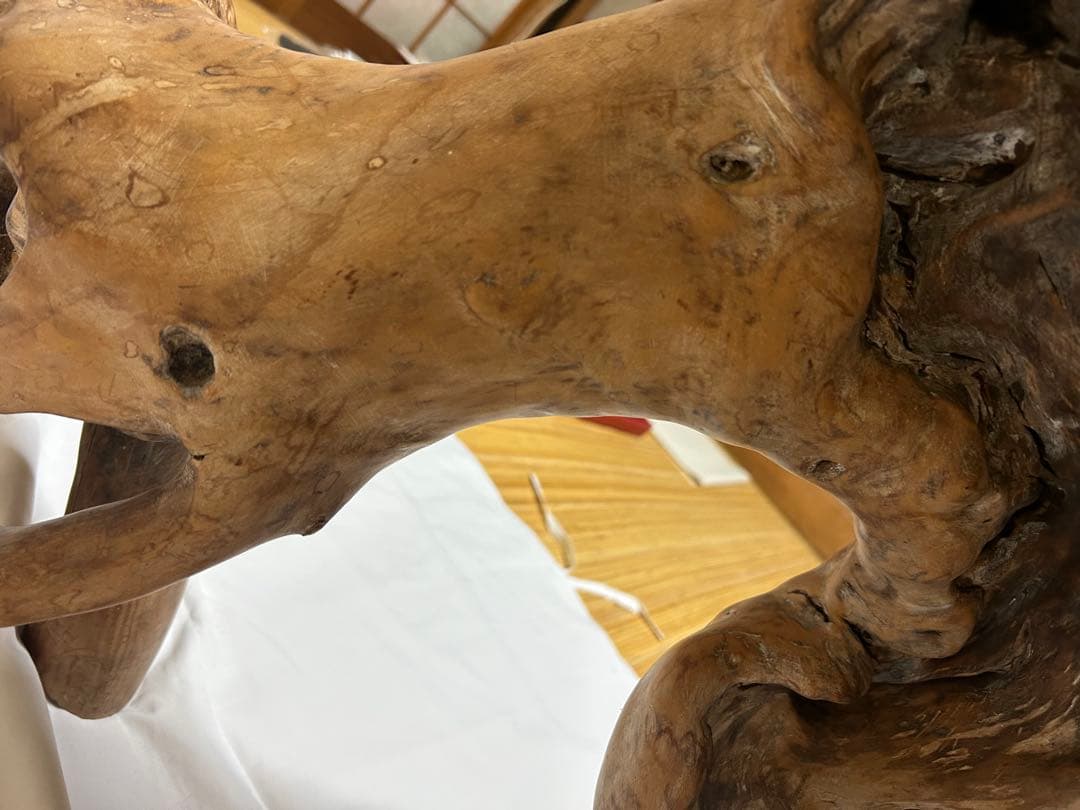 流木 アート作品 約1m置物 インテリア　木の根