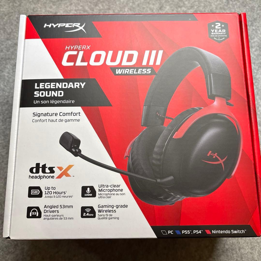 HyperX Cloud III Wireless　ゲーミングヘッドセット