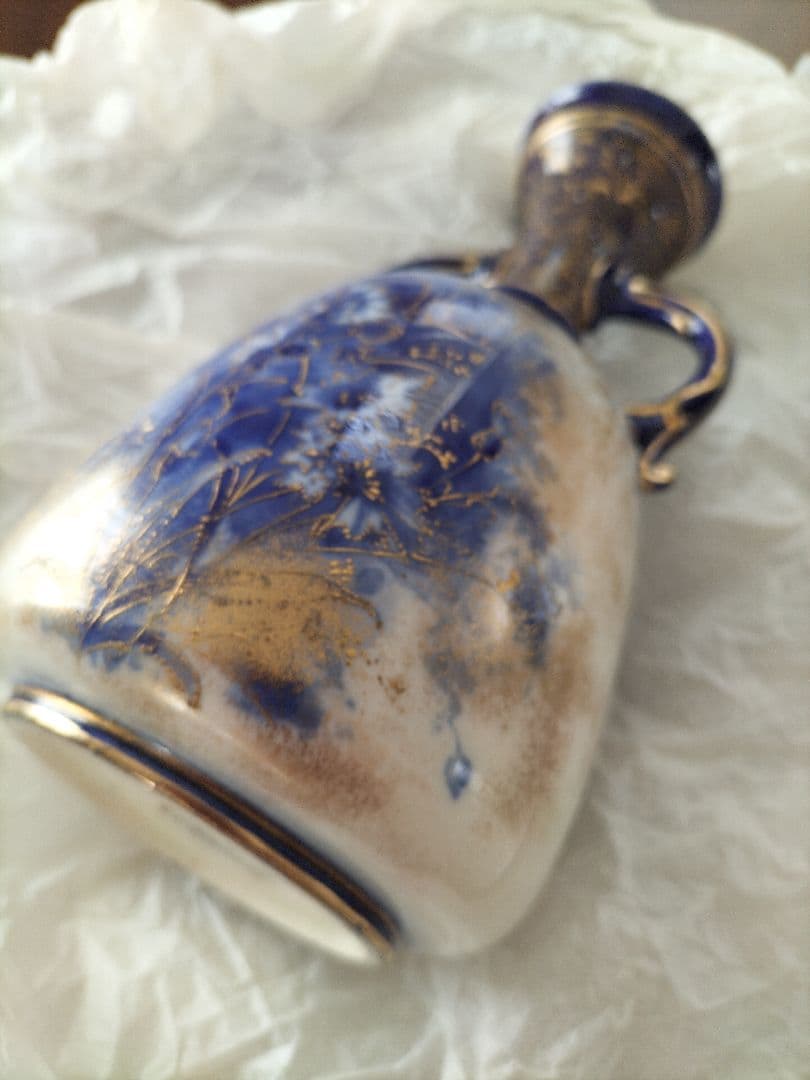 アンティーク　ドルトン・バースレム　ベース（花瓶）（イギリス）