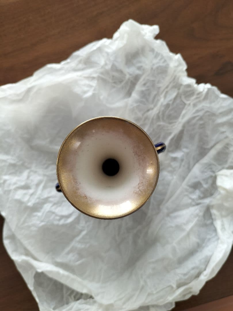 アンティーク　ドルトン・バースレム　ベース（花瓶）（イギリス）