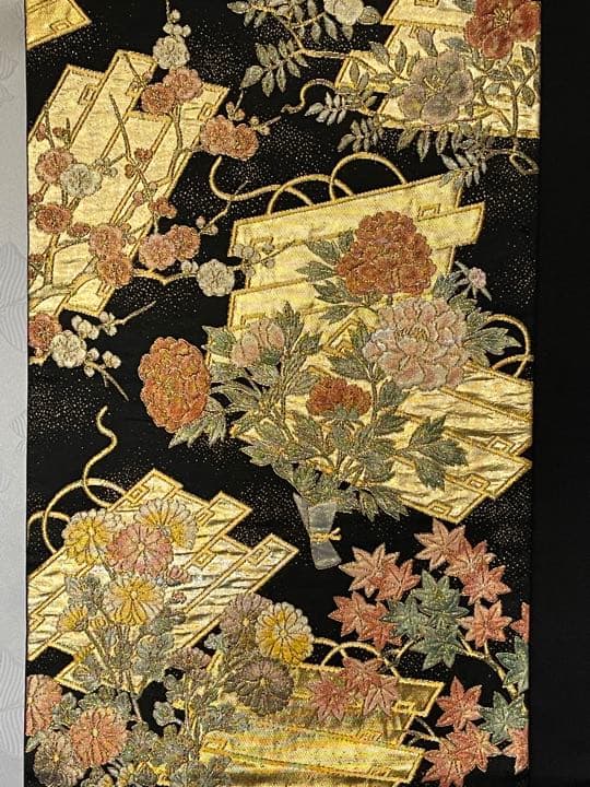 長嶋成織物瀞本金袋帯