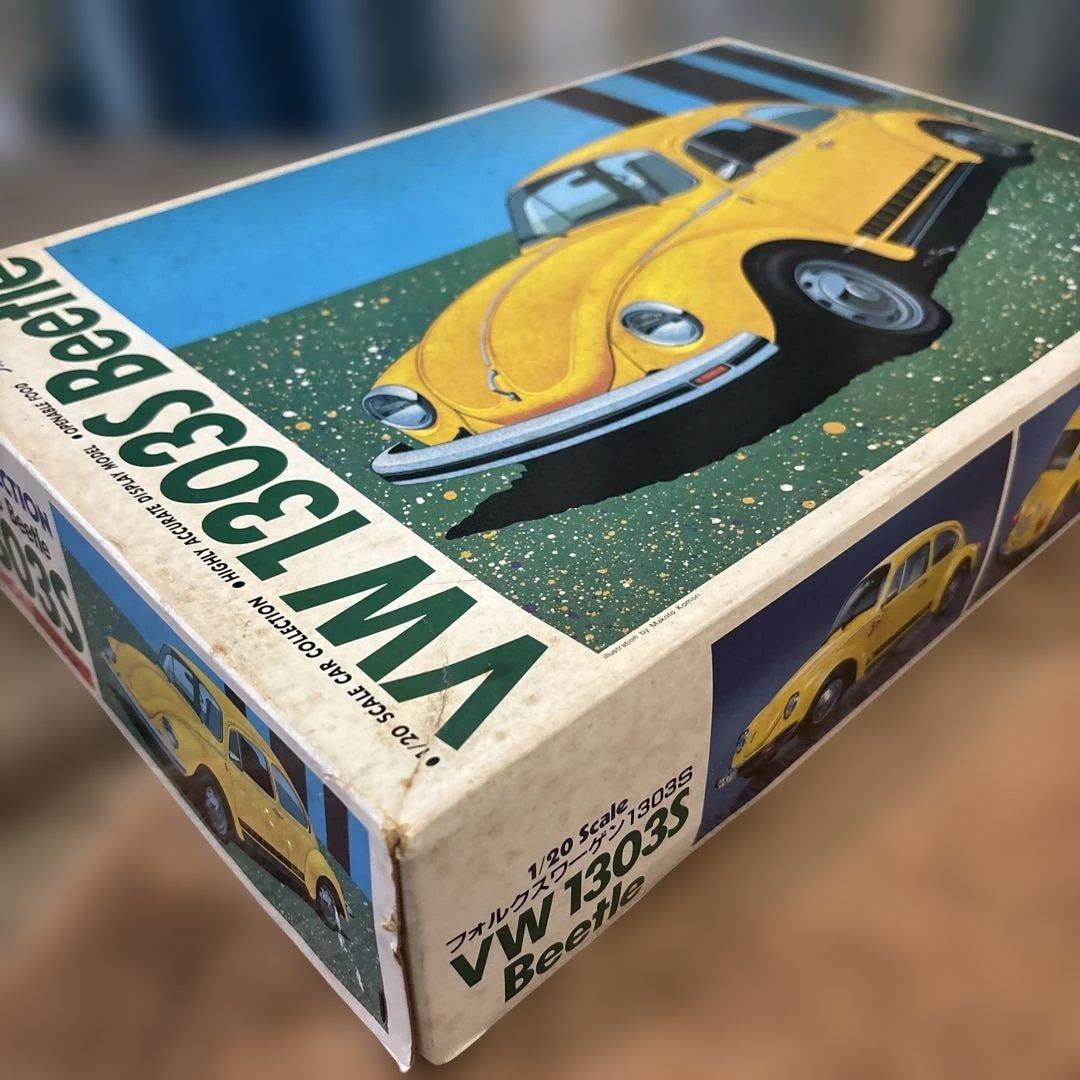 絶版】1/20プラモデル　バンダイ　フォルクスワーゲン　1303Sビートル　VW