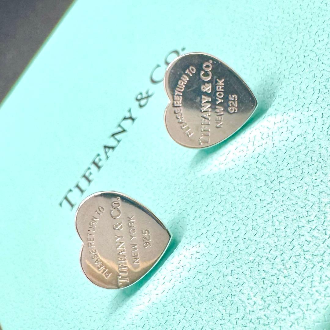 ティファニー リターントゥ ハートタグ スタッド ピアス SV925
